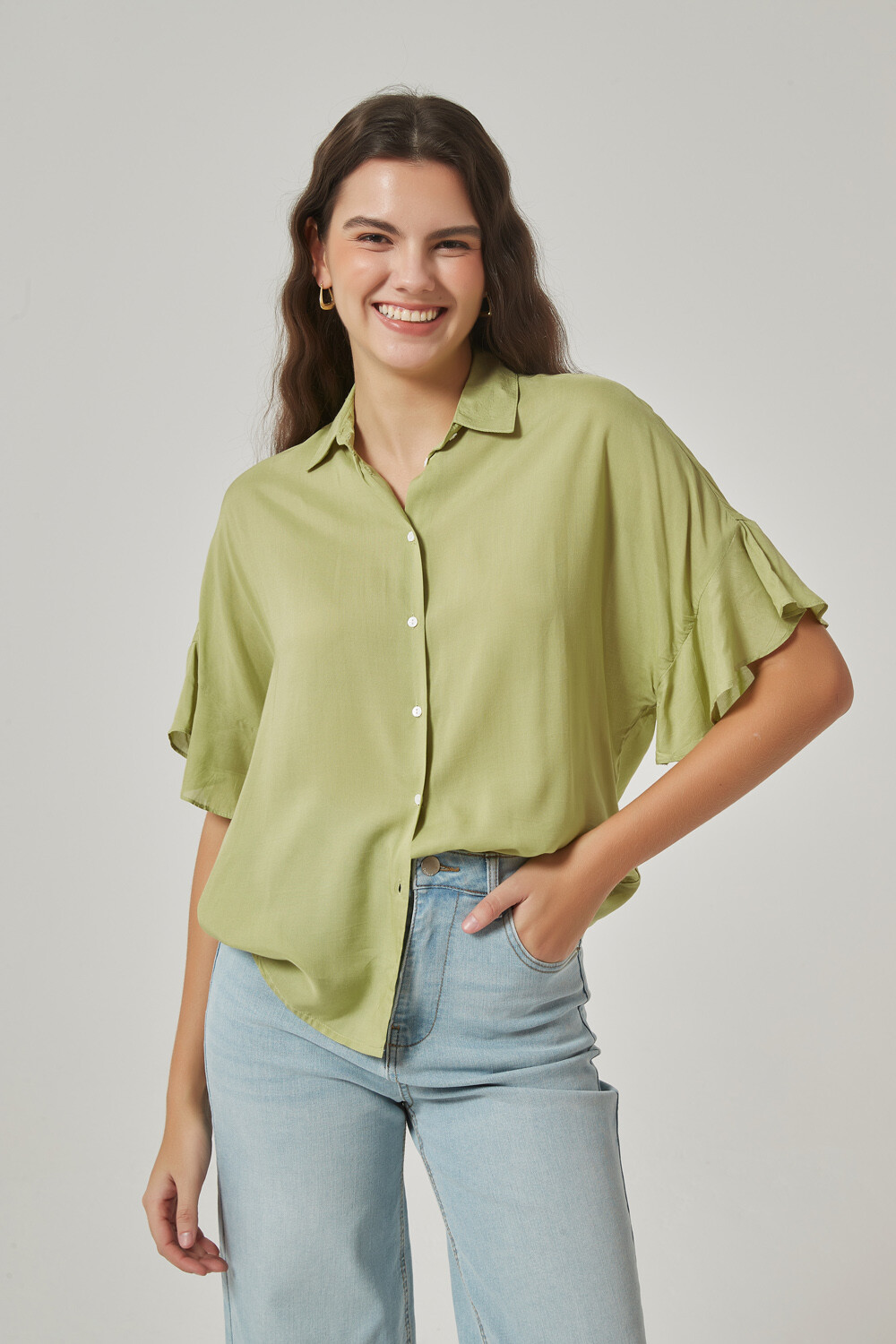 Camisa Korze Verde Oliva Claro