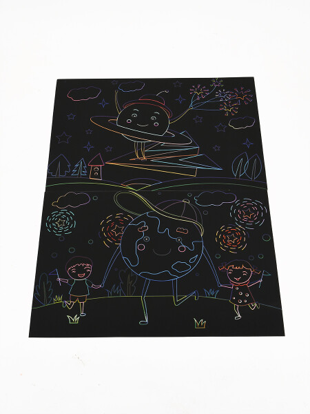 TARJETAS RASPABLES NEGRO