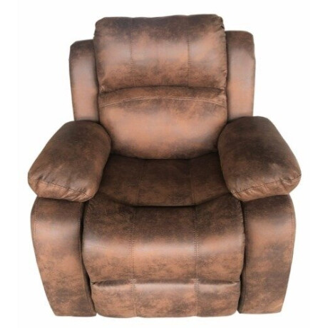 Sofá Recliner 1 Cuerpo Color Marrón Gastado Sofá Recliner 1 Cuerpo Color Marrón Gastado