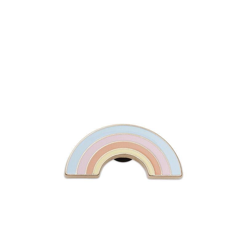 Jibbitz™ Charm Gold Pastel Rainbow Multicolor