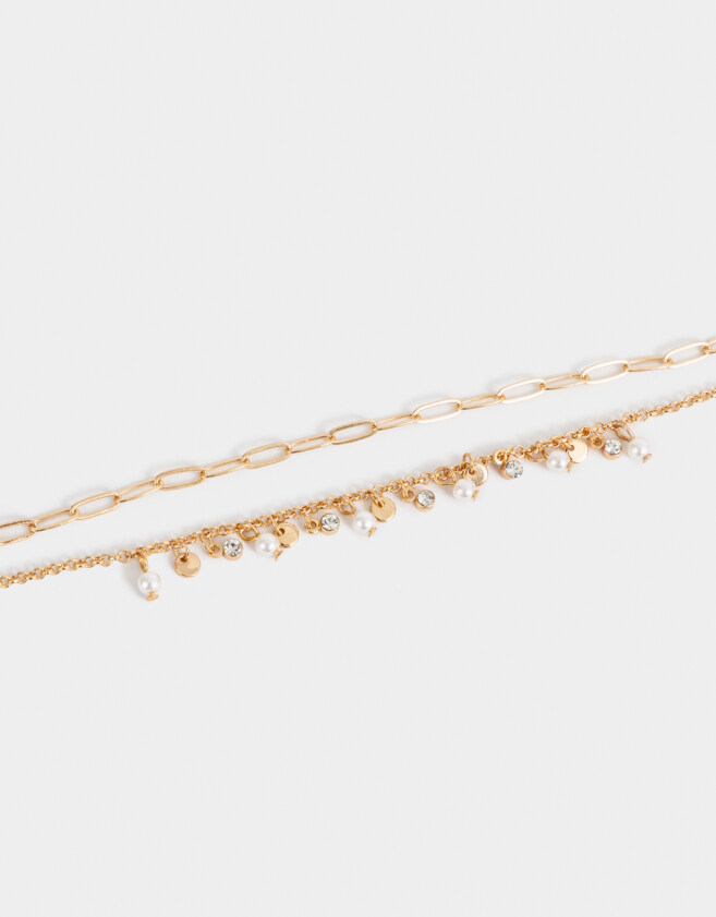 Pulseras Flexibles Bañada en Oro Pulsera Flexible Bañada En Oro - Dorado