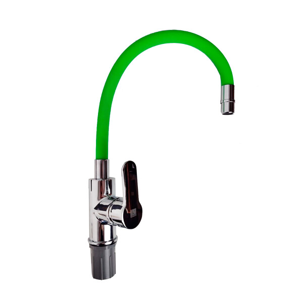 Monocomando para pileta de cocina Flexible color verde Monocomando para pileta de cocina Flexible color verde