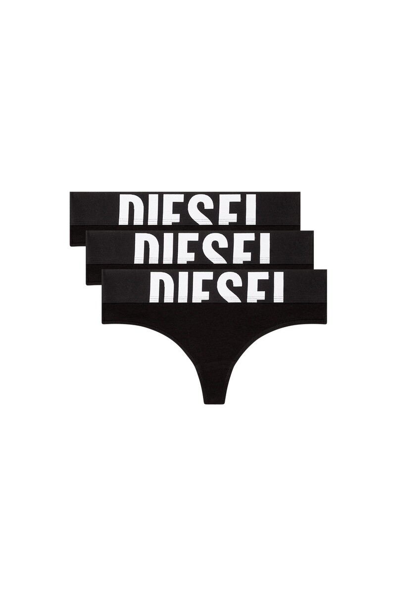 Ropa Interior Para Mujer Ufst-Stars-3 Pack String Negro