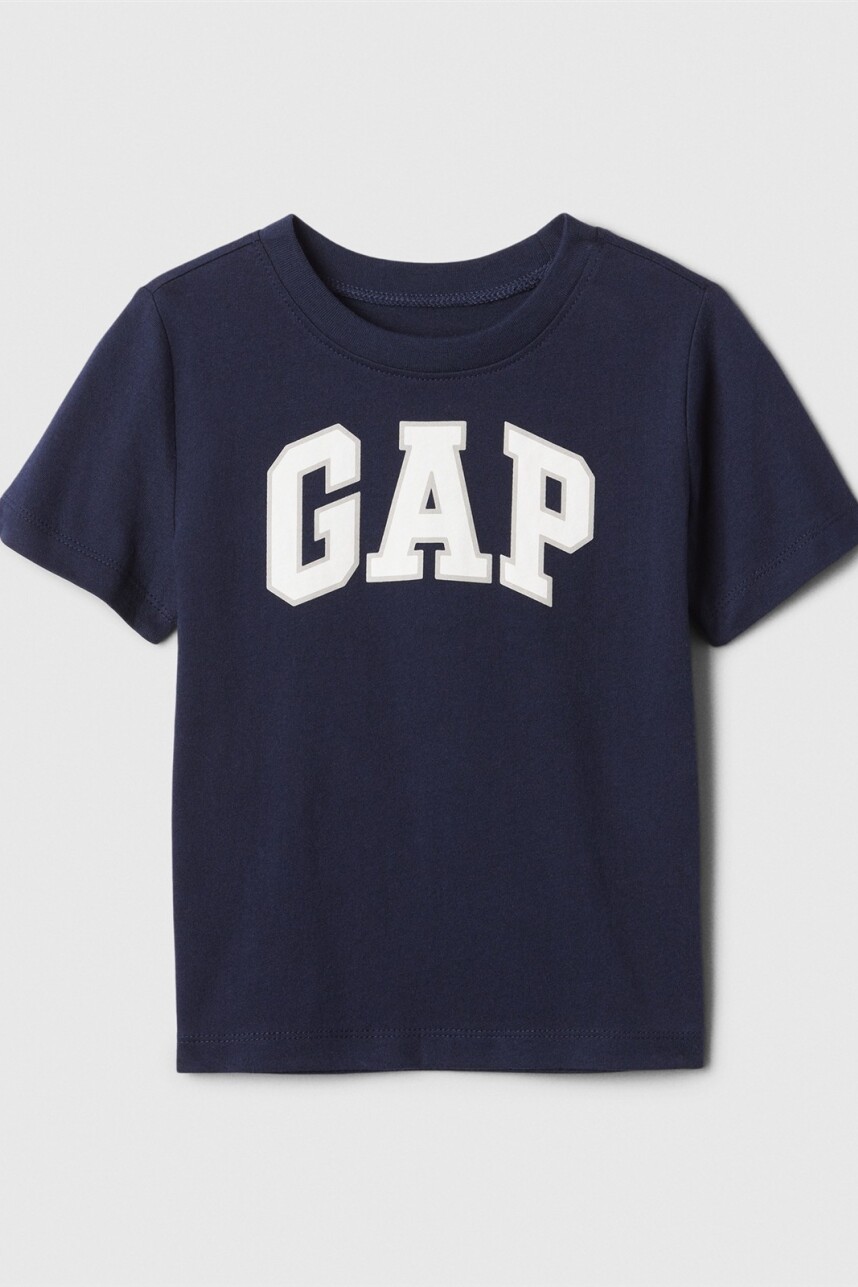 Remera Logo Gap Manga Corta Toddler Niño Tapestry Navy