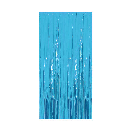 Cortinas Metalizadas Celeste