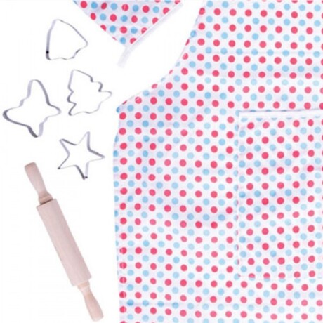 Set Chef Delantal, rodillo, gorro y manoplas Set Chef Delantal, rodillo, gorro y manoplas