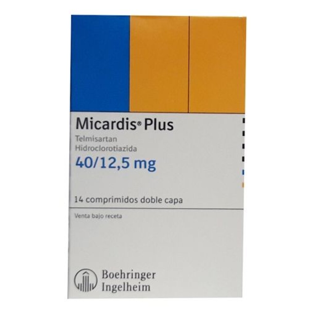 MICARDIS PLUS 40/12.5 MG X 14 COMPRIMIDOS 