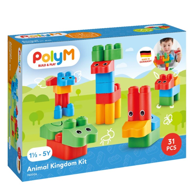 Juego Construcción Reino Animal Polym Juego Construcción Reino Animal Polym