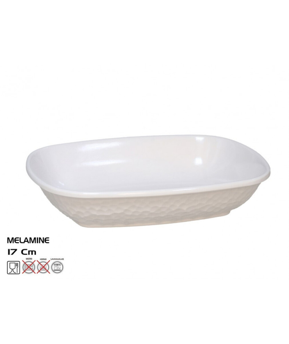 Mini Fuente Diamond 17 x 12,5 cm de Melamina – Blanco 