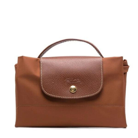 Longchamp -Maletín Le pliage Green,plegable de nylon Marrón