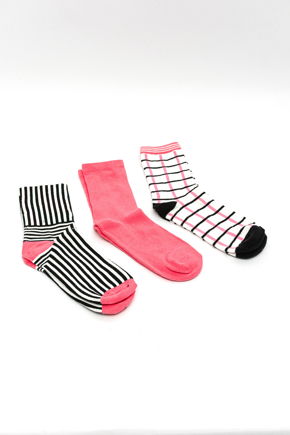 Medias Crew Raicu, Pack X 3 Color Unico