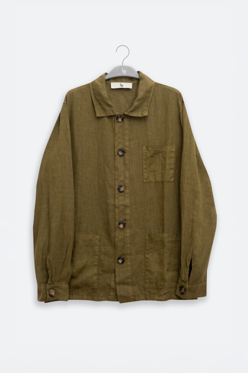 PREMIUM LINEN JACKET Oliva Pol