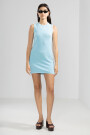 TEE KNIT DRESS Celeste