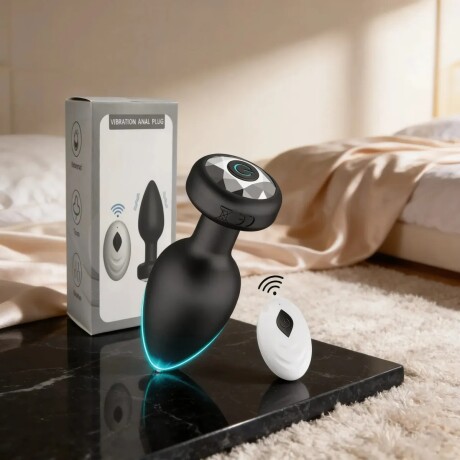 Plug Anal Vibrador con Control Remoto Inalámbrico Plug Anal Vibrador con Control Remoto Inalámbrico