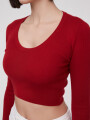 Sweater Dispa Rojo Oscuro