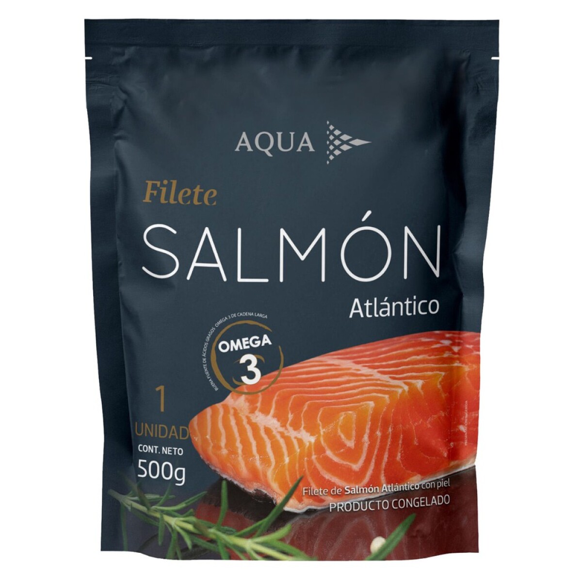 Salmón en porciones Aqua 500 gr 