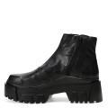 Botas de Mujer Miss Carol NING de cuero con elástico Negro