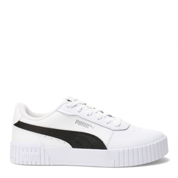 Championes de Mujer Puma Carina 2.0 Wns Blanco - Negro - Plateado