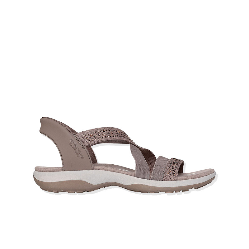 Sandalias Slip-ins: Reggae Slim - Summer Sparkle Marrón