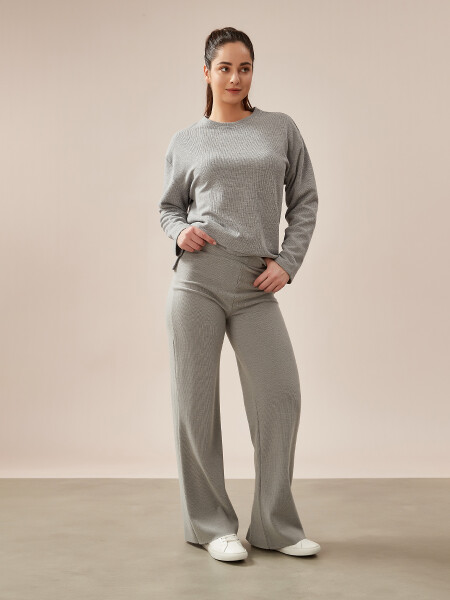 BUZO CLOE GRIS MELANGE C