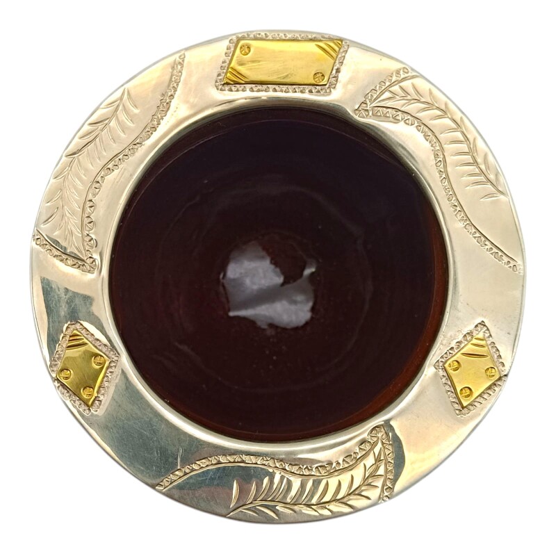 Mate Imperial guarda griega con apliques en bronce - ALPACA - 53 negrouniforme