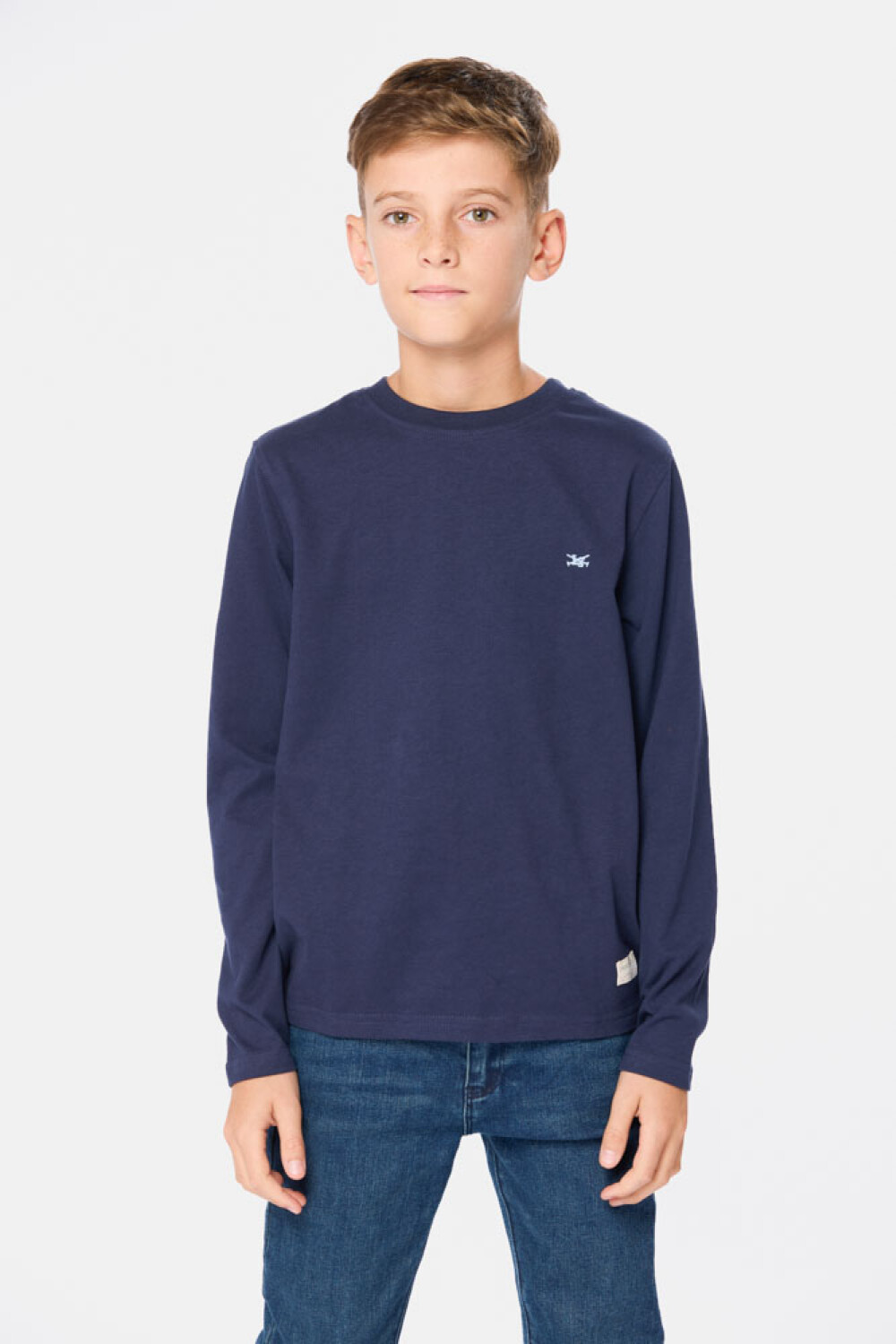 REMERA LISA Azul
