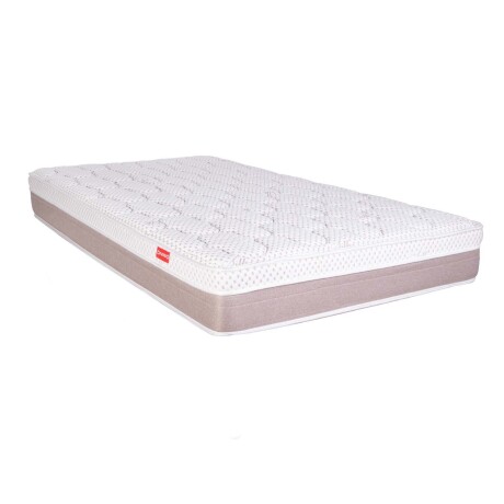 COLCHÓN 1 1/2 PLAZA ESPUMA BLANCO IVORY ONE SIDE