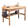 Escritorio para Pc con gancho Madera natural Escritorio para Pc con gancho Madera natural