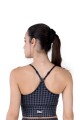 TOP MUJER EVERLAST HOUNDSTOOTH Negro
