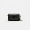 Mini Bag Bloom En Cuero Graneado Negro