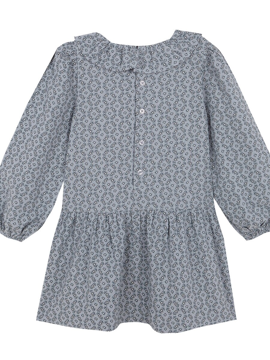 Vestido Flores Azul Nuevo