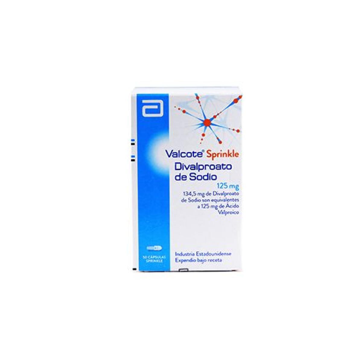Valcote Sprinkle 125 mg x50 Comprimidos – Tratamiento Neurológico