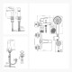 Juego De Griferia Incluye Lavatorio Bajo Bidet Y Ducha Exterior Con Telefono Y Flexible 000