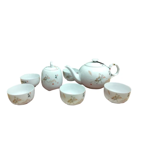 Juego De Té Chino En Caja - 8pzs Premium Juego De Té Chino En Caja - 8pzs Premium