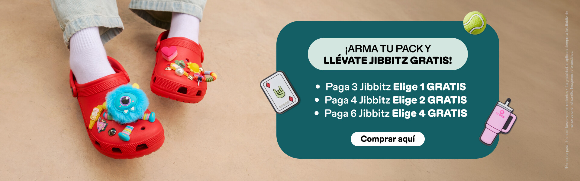 Arma tu Pack Jibbitz