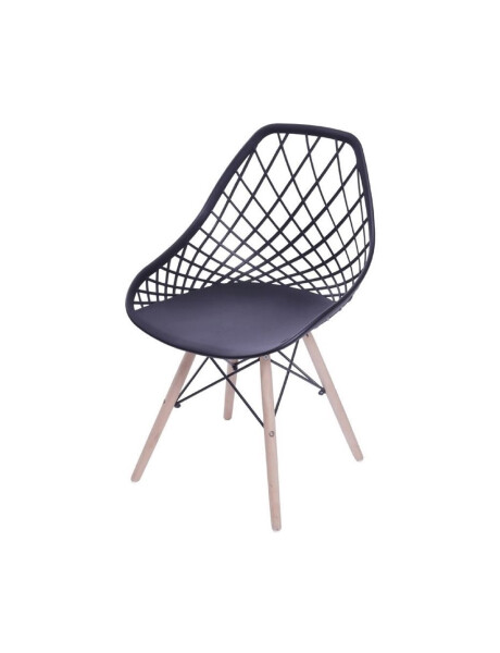 SILLA KAILA PP Y MADERA NEGRO SILLA KAILA PP Y MADERA NEGRO
