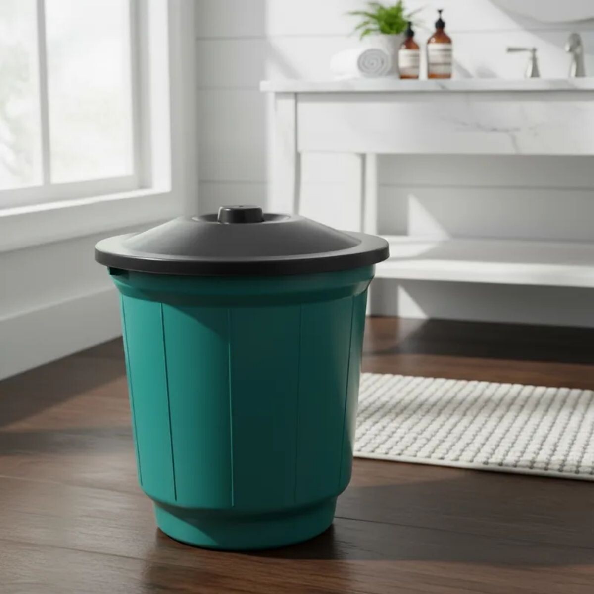 Tarro de residuos con tapa 20 lts - COLORES SURTIDOS 