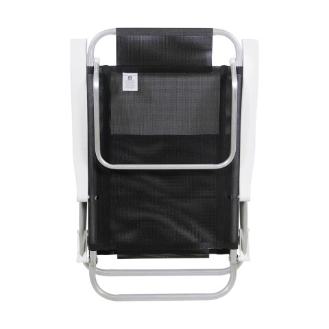 Silla Plegable de Aluminio 6 Posición NEGRO