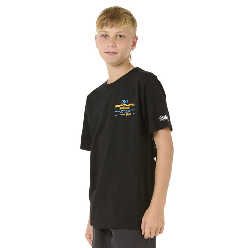 Remera Rip Curl Rip Curl Pro 25 Event - Niño - Negro Remera Rip Curl Rip Curl Pro 25 Event - Niño - Negro