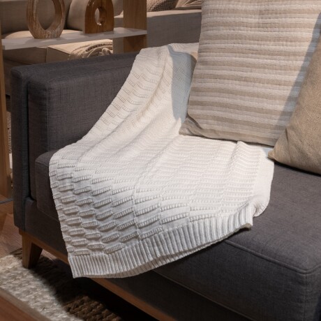 THROW CORI 125*150 ALGODON CRUDO