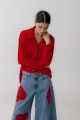 CAMISA BIMBA VELVET Rojo