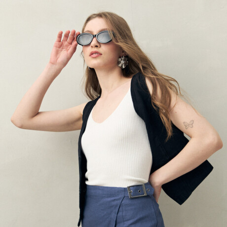 SHORT LEOPOLD Indigo