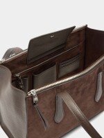 Bolso Para Portátil 15" Con Piel marron