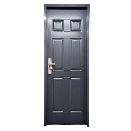 PUERTA SEMI BLINDADA NEGRA 2.05 X 75 - DERECHA PUERTA SEMI BLINDADA NEGRA 2.05 X 75 - DERECHA