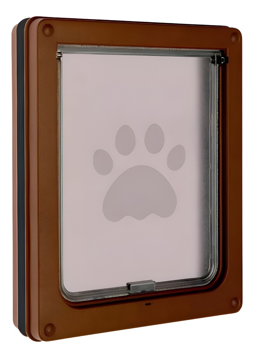 PUERTA ABATIBLE PARA PERRO GATO MASCOTA TAMAÑO GRANDE 