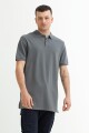 Remera Polo GRIS