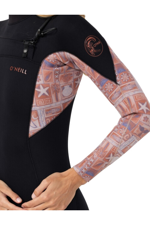 Bahia 3/2mm - Chest Zip Full Wetsuit - Tangerina Tile Bahia 3/2mm - Chest Zip Full Wetsuit - Tangerina Tile