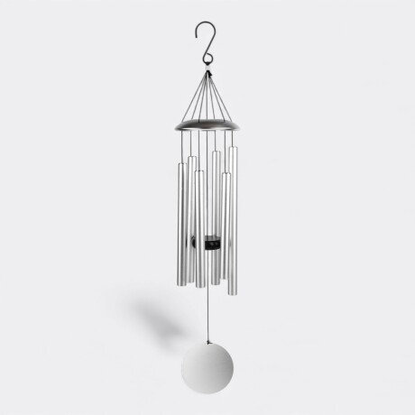 Campana de Viento Titanium Plata