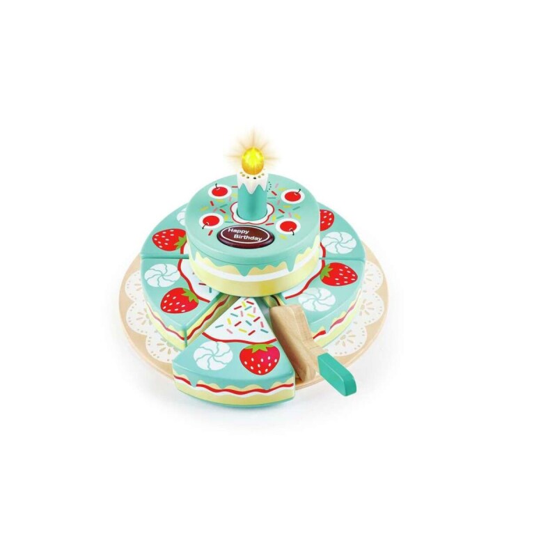 Juguete de madera Torta de cumpleaños interactiva +2 Hape Juguete De Madera Torta De Cumpleaños Interactiva +2 Hape