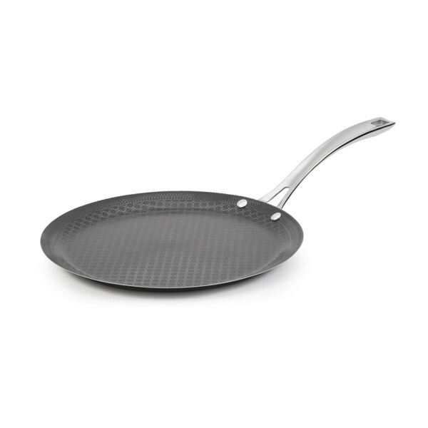 Cuisinart® FUSIONPLUS HYBRID PLANCHA REDONDA DE ACERO INOXIDABLE 12" CON ASAS COOL GRIP? N/A